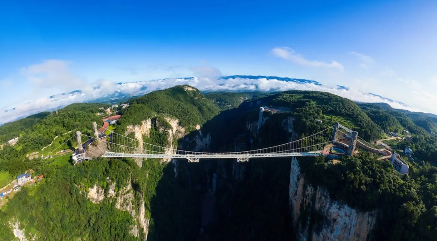 The Zhangjiajie Grand Canyon Glass Bridge