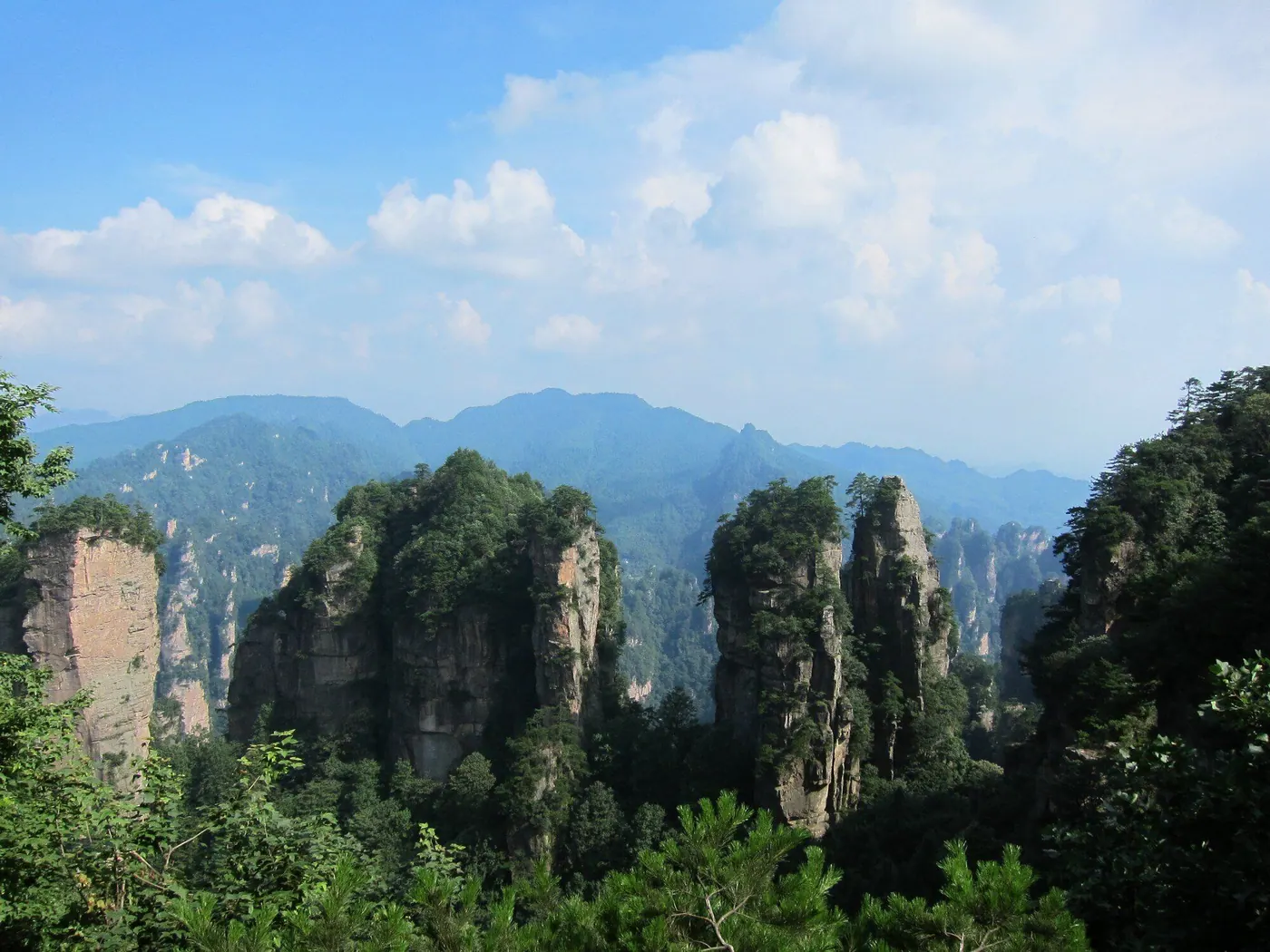 Zhangjiajie sandstone quartz peaks